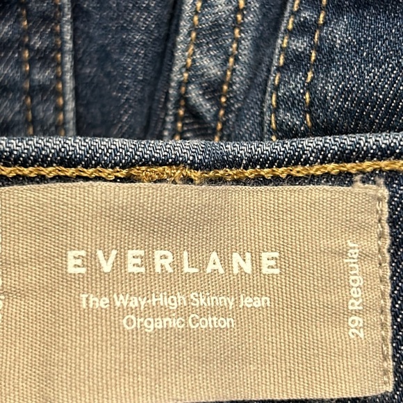 Everlane The Way-High® Skinny Darkwash Jeans 29 - Picture 3 of 11